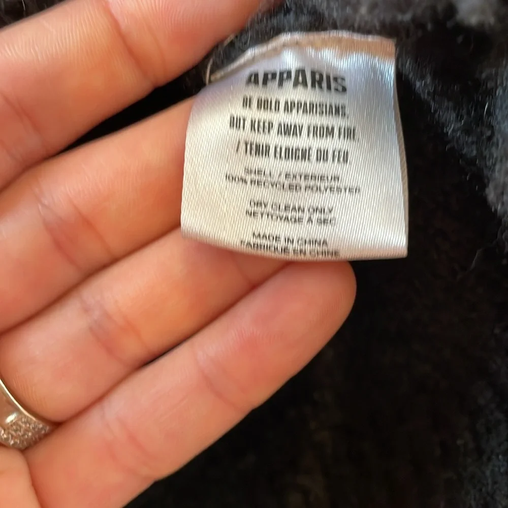 Apparis Black Marcella Cardigan - Size XS/S - Picture 5 of 8